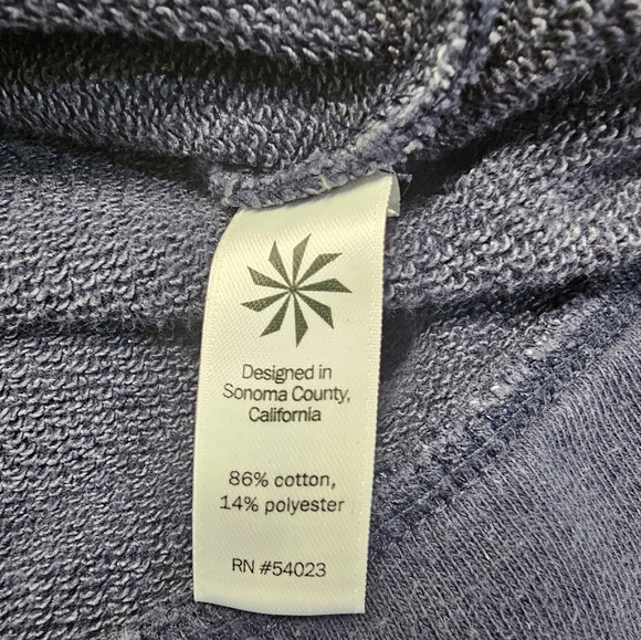 Lululemon Athleta  small cozy double zipper design crewneck sweatshirt blue - Picture 9 of 9